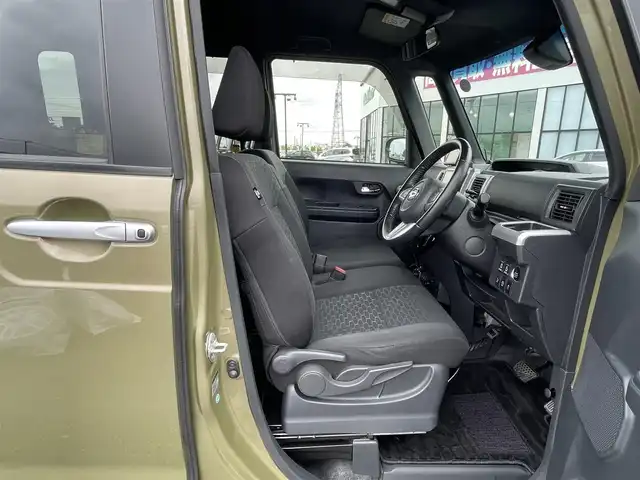 ダイハツ ウェイク G ターボ SA Ⅱ 道央・札幌 2017(平29)年 14.8万km オフビートカーキM ワンオーナー/４WD/寒冷地仕様/社外ポータブルナビ/CD/DVD/BT/スマートアシストIII/衝突被害軽減ブレーキ/横滑り防止装置/バックカメラ/盗難防止装置/アイドリングストップ/両側パワースライドドア/D席シートヒーター/ステアリングリモコン/革巻きステアリング/プッシュスタート/スマートキー/LEDヘッドライト/オートライト/フォグランプ/電動格納ミラー/純正フロアマット/スペアキー/AW付冬タイヤ積込/155/65/R14/2023年/山8mm