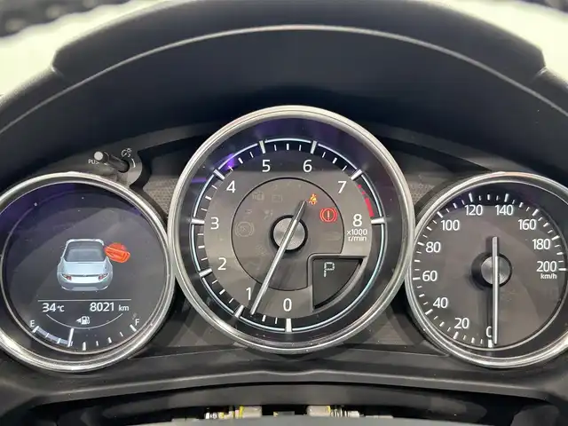 マツダ ロードスター ブラウン トップ 愛知県 2023(令5)年 0.8万km ディープクリスタルブルーマイカ 純正マツダコネクト/ＢＯＳＥサウンドシステム/ナッパレザーシート/衝突軽減ブレーキ/ブラインドスポットモニター/クリアランスソナー/車線逸脱警報/クルーズコントロール/シートヒーター/パドルシフト/ドライブレコーダー/USB＆AUX入力端子/アイドリングストップ/純正フロアマット/純正16インチアルミホイール