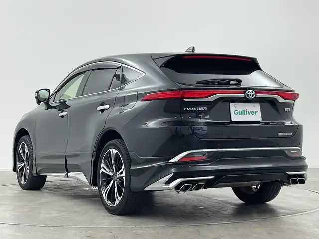 トヨタ ハリアー ハイブリッド Z レザーパッケージ 群馬県 2022(令4)年 4.8万km プレシャスブラックパール 純正１２．３インチナビ/調光パノラマルーフ/JBLプレミアサウンド/モデリスタエアロ/パノラミックビューモニター/ブラインドスポットモニター/アダプティブクルーズコントロール/パワーバックドア/シートベンチレーション/シートヒーター/パワーシート/前後ドライブレコーダー/ETC2.0/クリアランスソナー/社外２０インチAW/禁煙車