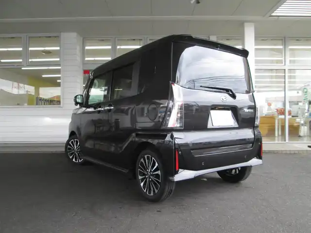 ダイハツ タント カスタム RS リミテッド 千葉県 2025(令7)年 0.1万km ブラックマイカメタリック 登録時走行距離763km/ワンオーナー/純正7型ナビ、フルセグTV/パノラマモニター/純正オーディオ【DVD/CD/BT/SD/USB】/スマートアシスト/LEDヘッドライト&LEDフォグランプ/アダプティブクルーズコントロール/LKC(レーンキープコントロール)/前後コーナーセンサー/ハーフレザーシート/革巻きステアリング/ナビ連動ステアリングスイッチ/純正ナビ連動前後ドライブレコーダー/純正フロアマット&純正ドアバイザー/ビルトインETC/スペアキー/取扱説明書/新車時保証書