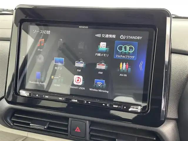 三菱 デリカミニ T プレミアム 群馬県 2024(令6)年 1.2万km アメジストブラック/シルキーホワイト 9型ナビ　全周囲カメラ　アダプティブクルーズコントロール　デジタルインナーミラー　4WD ルーフレール　ETC2.0 シートヒーター　衝突被害軽減ブレーキ　両側電動スライドドア　LED　禁煙車