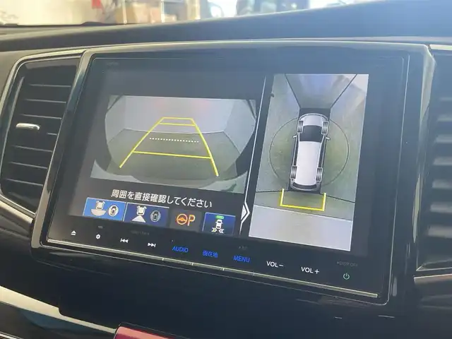 ホンダ オデッセイ ハイブリッド アブソルート・EXホンダセンジング 埼玉県 2017(平29)年 4.3万km プレミアムヴィーナスブラックP ホンダセンシング/　CMBS（衝突軽減ブレーキ）/　ACC（アダプティブクルーズコントロール）/　LKAS（車線維持支援システム）/純正9インチメモリナビ　（VXM-185VFNi）/　DTV CD DVD BT USB HDMI iPod/両側パワースライドドア/全方位カメラ/純正フリップダウンモニター/後席スモーク/ウォークスルー/横滑り防止装置/ビルトインETC2.0/エンジンスタートボタン/スマートキー/スペアキー/オートライト/純正LEDヘッドライト＆フォグランプ/純正アルミホイール