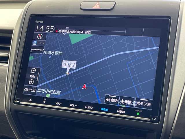 ホンダ フリード ハイブリット EX 岐阜県 2018(平30)年 5.6万km ホワイトオーキッドパール 純正9インチメモリナビ（VXM-197VFNi）/フルセグ/BT/DVD/バックカメラ/ホンダセンシング/・衝突軽減ブレーキ/・アダプティブクルーズコントロール/・車線維持支援システム/・路外逸脱抑制機能/・先行車発進お知らせ機能/・誤発進抑制機能/・後方誤発進抑制機能/ビルトインETC/社外ドライブ/ハーフレザーシート/前席シートヒーター/本革ステアリング/ステアリングスイッチ/LEDオートライト/パーキングセンサー/純正フロアマット/GPSレーダー探知機/サイドバイザー/純正15インチAW/プッシュスタート/サンシェード