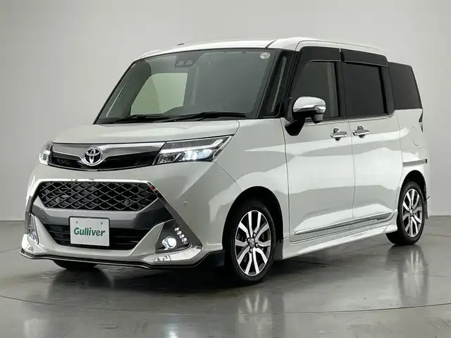 トヨタ タンク カスタムG－T 愛知県 2019(令1)年 5.6万km パールホワイトⅢ 純正ナビ　バックカメラ　モデリスタエアロ　禁煙車　フルセグＴＶ　Ｂｌｕｅｔｏｏｔｈ　両側パワスラ　ＥＴＣ　クルコン　スマアシ　衝突軽減　コーナーセンサー　ＬＥＤオートライト　フォグ　リアロールシェード