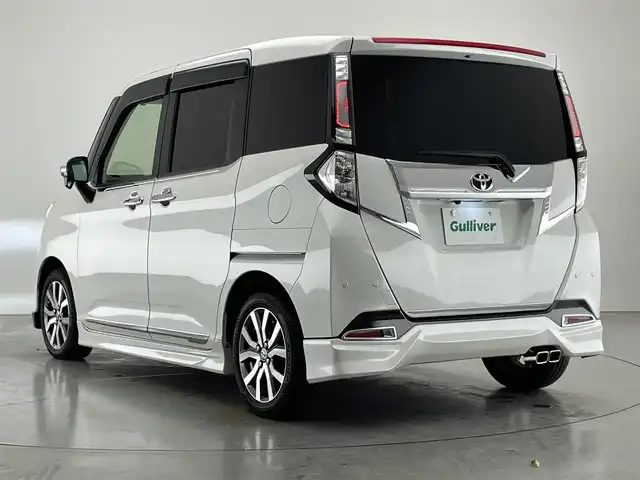 トヨタ タンク カスタムG－T 愛知県 2019(令1)年 5.6万km パールホワイトⅢ 純正ナビ　バックカメラ　モデリスタエアロ　禁煙車　フルセグＴＶ　Ｂｌｕｅｔｏｏｔｈ　両側パワスラ　ＥＴＣ　クルコン　スマアシ　衝突軽減　コーナーセンサー　ＬＥＤオートライト　フォグ　リアロールシェード