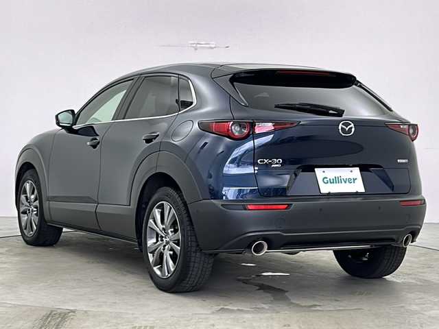 マツダ ＣＸ－３０ X プロアクティブツーリングセレクション 道央・札幌 2020(令2)年 0.7万km ディープクリスタルブルーマイカ ・４WD/・衝突被害軽減システム/・純正ナビ/・フルセグTV/DVD/CD/Bluetooth/・全方位カメラ/・パワーバックドア/・追従走行クルーズコントロール/・アイドリングストップ/・ダウンヒルアシストコントロール/・横滑防止機能/・スマートキー/スペアキー/・革巻ステアリング/・ステアリングリモコン/ステアリングヒーター/・前席シートヒーター/運転席パワーシート/・ハーフレザーシート/・オートライト/LEDヘッドライト/・フォグランプ/・純正フロアマット/・純正アルミホイール/・前後コーナーセンサー/・ETC