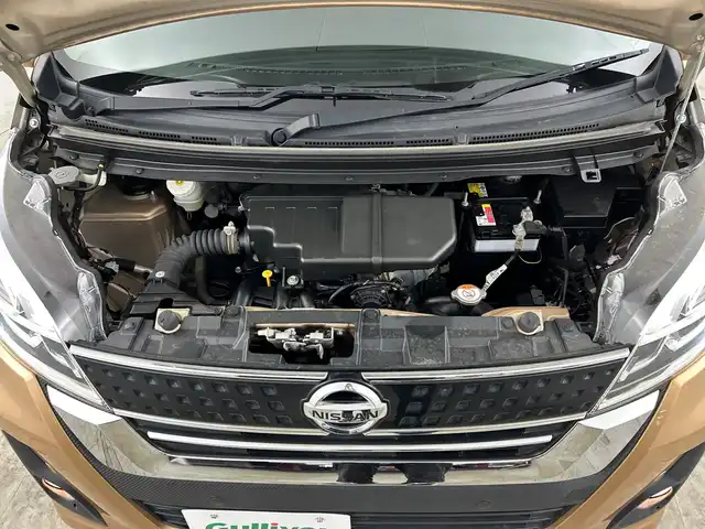 日産 デイズ ルークス HWS X Vセレクション 愛知県 2018(平30)年 2.2万km ピンクゴールドM 禁煙車/純正7インチナビ/（CD/DVD/SD/Bluetooth/AUX/フルセグTV）/全方位カメラ/衝突軽減ブレーキ/レーンキープアシスト/オートマチックハイビーム/前後ドライブレコーダー/ハーフレザーシート/両側パワースライドドア/アイドリングストップ/純正15インチアルミホイール/純正フロアマット/スマートキー/プッシュスタート/横滑り防止装置/LＥＤヘッドライト/オートライト/フロントフォグランプ/電動格納ミラー