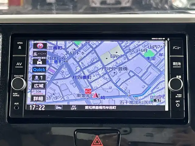 日産 デイズ ルークス HWS X Vセレクション 愛知県 2018(平30)年 2.2万km ピンクゴールドM 禁煙車/純正7インチナビ/（CD/DVD/SD/Bluetooth/AUX/フルセグTV）/全方位カメラ/衝突軽減ブレーキ/レーンキープアシスト/オートマチックハイビーム/前後ドライブレコーダー/ハーフレザーシート/両側パワースライドドア/アイドリングストップ/純正15インチアルミホイール/純正フロアマット/スマートキー/プッシュスタート/横滑り防止装置/LＥＤヘッドライト/オートライト/フロントフォグランプ/電動格納ミラー