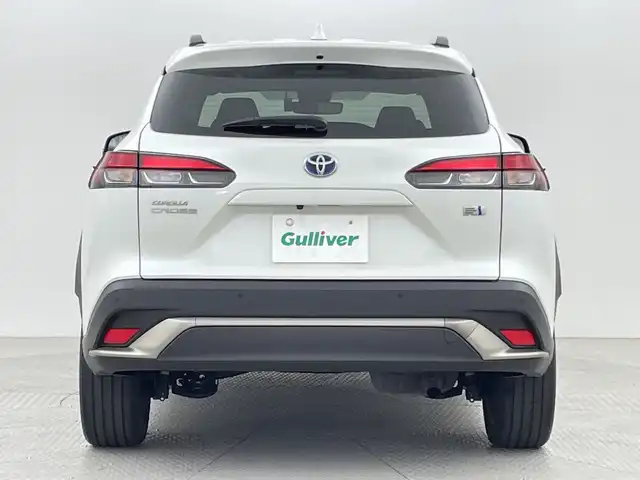 トヨタ カローラ クロス ハイブリッド Z 新潟県 2021(令3)年 5.2万km プラチナホワイトパールマイカ 禁煙車/ワンオーナー/純正ディスプレイオーディオ/　フルセグ/USB/Bluetooth/Miracast/　ナビ無料期間終了/バックカメラ/コーナーセンサー/ハーフレザーシート/前席シートヒーター/運転席パワーシート/パワーバックドア/LEDヘッドライト/オートライト/フォグランプ/オートハイビーム/レーダークルーズコントロール/電動格納式ミラー/ETC/社外ルミ付きスタッドレス/　（積み込み８mm）/新車時保証書/取扱説明書/スペアキー