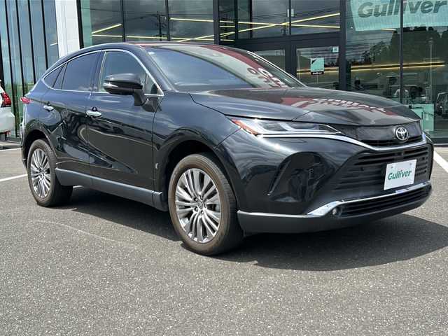 トヨタ ハリアー Z レザーパッケージ 鹿児島県 2020(令2)年 5.4万km プレシャスブラックパール 純正ナビ12.3インチ/TV/Bluetooth/Miracast/JBLスピーカー/バックカメラ/アランドビュー/ETC2.0/電動リアゲート/USB端子/クルーズコントロール/衝突軽減システム/ハンドルヒーター/パワーシート/両席シートヒーター/プッシュスタート/純正AW19/純正フロアマット