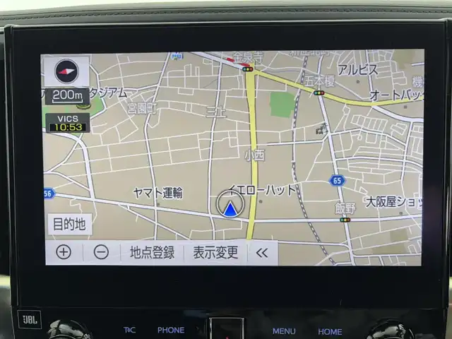 トヨタ アルファードハイブリット S タイプゴールドⅢ 富山県 2023(令5)年 3.5万km ホワイトパールクリスタルシャイン サンルーフ/モデリスタエアロ/JBLサウンド/純正10.5型ディスプレイオーディオ（ナビ機能有）/AM/FM/DVD/BT/USB/フルセグ）/全方位カメラ/純正後席モニター/ETC/デジタルインナーミラー/ハーフレザーシート/ブラインドスポットモニター/衝突被害軽減システム/レーダークルーズコントロール/レーンキープアシスト/コーナーセンサー/横滑り防止装置/純正アルミホイール/社外フロアマット/両側パワースライドドア/オートLEDライト/オートマチックハイビーム/革巻きステアリング/ステアリングスイッチ/スマートキー/スペアキー