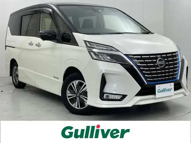 日産 セレナ e－パワー ハイウェイスター V 茨城県 2022(令4)年 1.6万km ブリリアントホワイトパール 2トーン 純正10型ナビ/全周囲カメラ/フルセグ/デジタルインナーミラー/プロパイロット/衝突被害軽減ブレーキ/車線逸脱抑制装置/オートマチックハイビーム/クリアランスソナー/BSI/両側電動スライドドア/ETC/ドラレコ/純正15インチAW/LEDヘッドライト/スマートキー