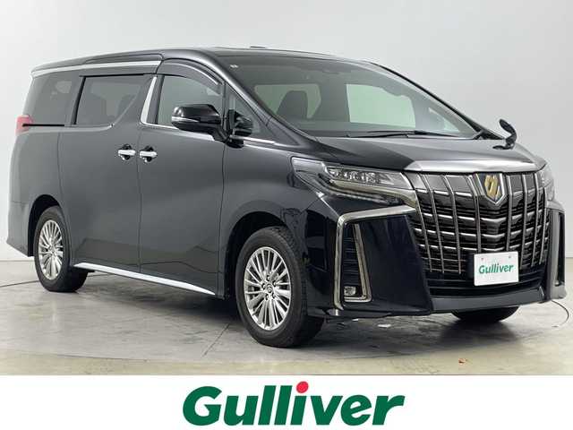 トヨタ アルファードハイブリット S タイプゴールドⅡ 道央・札幌 2022(令4)年 2.9万km ブラック ・４ＷＤ　/・ツインムーンルーフ　/・トヨタセーフティーセンス　/・純正９インチディスプレイオーディオ/・ナビ/BT/CD/DVD/USB/フルセグ/・TV/AppleCarPlay/AndroidAuto）　/・バックカメラ　/・純正フリップダウンモニター　/・両側パワースライドドア　/・パワーバックドア　/・ハーフレザーシート/運転席パワーシート/・オットマンシート/・ステアリングスイッチ/・LEDヘッドライト/オートライト/・オートマチックハイビーム/・プッシュスタート/スマートキー/・ETC/電動格納ミラー/・MTモード付AT/・純正ドライブレコーダー/・AC100W/1500W