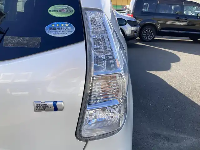 トヨタ プリウス α S ツーリングセレクション 静岡県 2014(平26)年 7.1万km ホワイトパールクリスタルシャイン ALPINE製8インチナビ(X008V)/　AM FM CD DVD Bluetooth SD/フルセグTV/LEDオートヘッドランプ/ヘッドライトウォッシャー/ステアリングスイッチ/純正17インチアルミホイール/スマートキー2本/パーキングアシスト/フロントフォグランプ/ワンオーナー/ビルトインETC/バックモニター