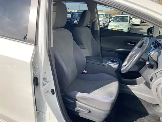 トヨタ プリウス α S ツーリングセレクション 静岡県 2014(平26)年 7.1万km ホワイトパールクリスタルシャイン ALPINE製8インチナビ(X008V)/　AM FM CD DVD Bluetooth SD/フルセグTV/LEDオートヘッドランプ/ヘッドライトウォッシャー/ステアリングスイッチ/純正17インチアルミホイール/スマートキー2本/パーキングアシスト/フロントフォグランプ/ワンオーナー/ビルトインETC/バックモニター