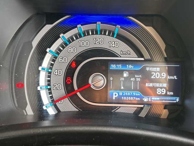 マツダ フレア クロスオーバー ハイブリッド XS 鹿児島県 2020(令2)年 10.3万km ピュアホワイトP 社外ナビ/　　CD/DVD/BT/フルセグ/アラウンドビューモニター/LEDヘッドライト/シートヒーター/純正15インチAW/アイドリングストップ/スマートキー/純正ビルトインETC/オートライト/クリアランスソナー