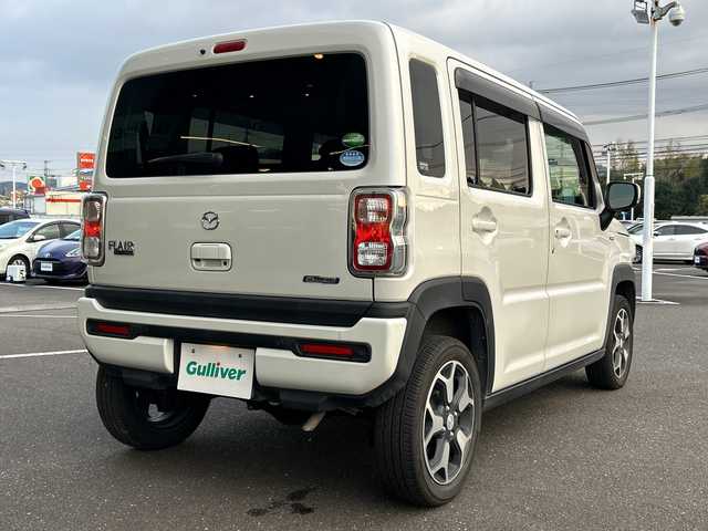 マツダ フレア クロスオーバー ハイブリッド XS 鹿児島県 2020(令2)年 10.3万km ピュアホワイトP 社外ナビ/　　CD/DVD/BT/フルセグ/アラウンドビューモニター/LEDヘッドライト/シートヒーター/純正15インチAW/アイドリングストップ/スマートキー/純正ビルトインETC/オートライト/クリアランスソナー