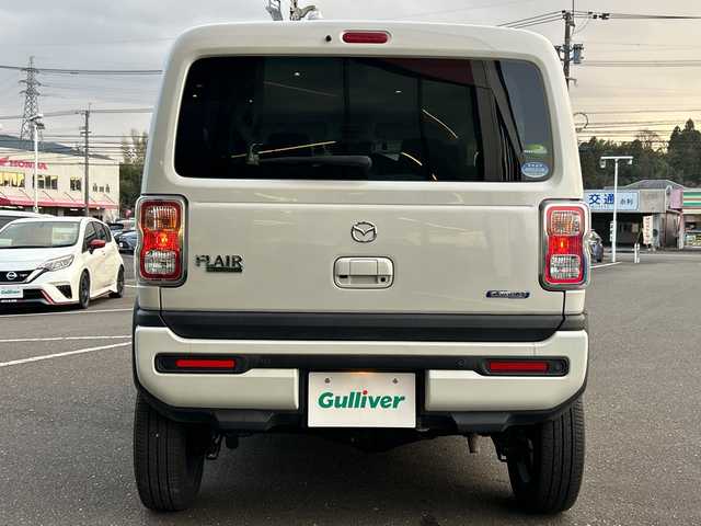 マツダ フレア クロスオーバー ハイブリッド XS 鹿児島県 2020(令2)年 10.3万km ピュアホワイトP 社外ナビ/　　CD/DVD/BT/フルセグ/アラウンドビューモニター/LEDヘッドライト/シートヒーター/純正15インチAW/アイドリングストップ/スマートキー/純正ビルトインETC/オートライト/クリアランスソナー