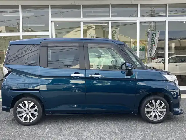 ダイハツ トール カスタムG ターボ SAⅡ 山口県 2017(平29)年 5.2万km レーザーブルークリスタルシャイン 社外メモリーナビ＆/フルセグTV＆バックカメラ/純正フロアマット/純正ドアバイザー/純正LEDヘッドライト/純正15インチアルミ/純正フォグランプ/両側パワースライド/クルーズコントロール/スマートキー/オートライト