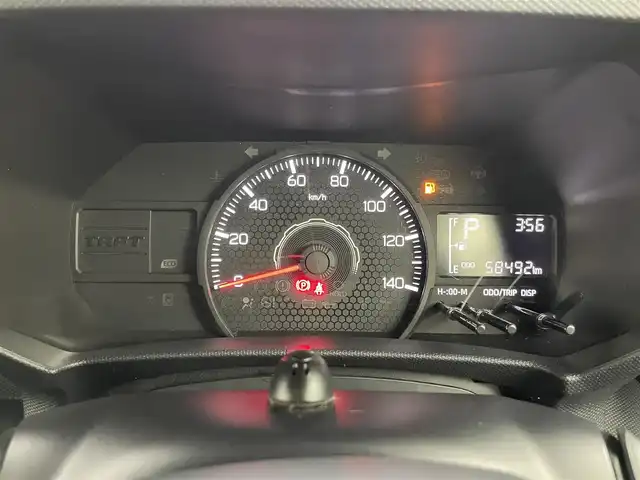 ダイハツ タフト X 岡山県 2020(令2)年 5.9万km フォレストカーキメタリック 社外SDナビ/（AMFM/BT/CD)/バックカメラ/ガラスルーフ/ETC/オートライト/LEDヘッドライト/コーナーセンサー/アイドリングストップ/社外シートカバー/サイド＆カーテンSRS/ISOFIX/チルトステアリング/D席シートリフター