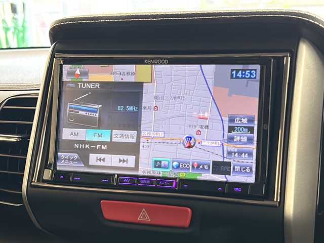 ホンダ Ｎ ＢＯＸ カスタム G ターボパッケージ 岐阜県 2013(平25)年 18.4万km プレミアムゴールドパープルパール 車高調節キット/ケンウッドSDナビ /フルセグTV/Bluetooth/バックカメラ/両側パワースライドドア/スマートキー/プッシュスタート/パドルシフト/前後ドライブレコーダー/LEDヘッドライト/LEDフォグライト/16インチアルミホイール/ETC