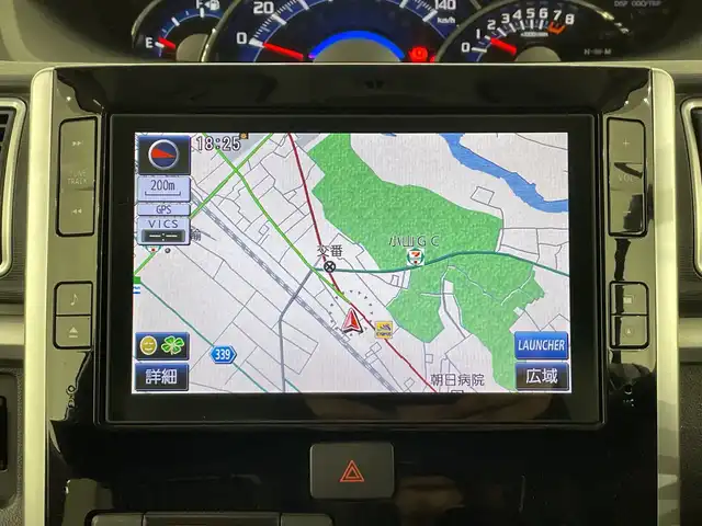 ダイハツ タント カスタム X SA 栃木県 2015(平27)年 4.2万km ナイトシャドーパープルクリスタルM ワンオーナー/禁煙車/純正ナビ(NSZH-W65DB)/(フルセグTV・Bluetooth・CD・SD・HDMI)/バックカメラ/片側パワースライドドア/スマートアシスト/ ・衝突軽減システム/ ・後方コーナーセンサー/HIDヘッドライト/オートライト/ハーフレザーシート/スマートキー/スペアキー/アイドリングストップ/フォグランプ/ドアバイザー/取扱説明書/保証書