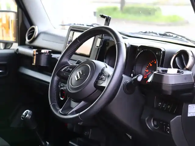 スズキ ジムニー XC 福島県 2018(平30)年 7.9万km ブルーイッシュブラックパール3  純正ディスプレイオーディオ/ 純正バックカメラ/ クルーズコントロール/ スマートキー/ ETC/ 前左右シートヒーター/ 社外１６インチアルミホイル/ 純正LEDヘッドライト/ 純正フォグランプ/ 背面タイヤ/ 衝突軽減ブレーキ/ レーンアシスト
