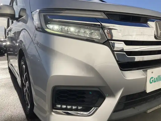 ホンダ ステップワゴン スパーダ ホンダセンシング 静岡県 2021(令3)年 5.4万km スーパープラチナメタリック HondaSENSING/純正9インチナビ(VXM-217VFNi)/　AM FM CD DVD Bluetooth SD USB AppleCarPlay/フルセグTV/LEDオートヘッドランプ/レーダークルーズコントロール/両側パワースライドドア/FABTECTシート/わくわくゲート/純正16インチアルミホイール/スマートキー2本/パドルシフト/リアサンシェード/純正フロアマット(前席ラバーマット付)/ワンオーナー/ビルトインETC2.0/バックモニター