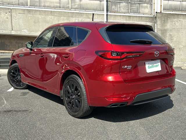 マツダ ＣＸ－６０ XD HV プレミアムスポーツ 愛知県 2023(令5)年 2.3万km ソウルレッドクリスタルM BOSEサウンド/パノラマサンルーフ/ハーフレザーシート（ブラウン）/純正ナビ/フルセグTV・Bluetooth・AM・FM/360°ビューモニター/パワーバックドア/全席シートヒーター/前席エアーシート/ステアリングヒーター/前席パワーシート/運転席シートメモリー/ETC/i-ACTIVSENSE/アドバンスドSCBS/AT誤発進抑制制御/SCBS R/SBS/レーダークルーズコントロール/BSM/パドルシフト/クリアランスソナー/ワイヤレス充電/純正フロアマット/保証書/整備記録簿/取扱説明書/スペアスマートキー