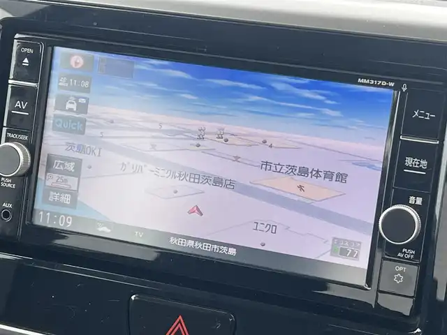 日産 デイズ ルークス ハイウェイスター Xターボ 秋田県 2017(平29)年 5.4万km スパークリングレッド/ブラック 純正ナビ/衝突軽減システム/LEDヘッドライト/ターボ/フルセグ/片側パワスラ/スマートキー/純正アルミ/アイドリングストップ/オートマチックハイビーム/プッシュスタート/ドライブレコーダー/ステアリングスイッチ/社外フロアマット/純正ドアバイザー/ETC/オートライト/オートエアコン/パワーステアリング/パワーウィンドウ/横滑り防止/電動格納ウィンカーミラー/保証書/取扱説明書/記録簿