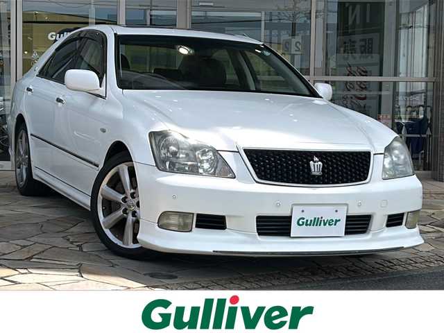トヨタ クラウン アスリート プレミアムエディション 静岡県 2008(平20)年 14.6万km ホワイトパールクリスタルシャイン 純正ナビ/・バックモニター/・CD/・MD/・FM/AM/・ステアリングスイッチ/主要装備/・プッシュスタート/・サンルーフ/・ETC車載器/・レザーシート/・前席シートヒーター/・メモリ機能付パワーシート/・クルーズコントロール/・純正18インチAW/・純正フロアマット/・オートライト/・キセノンライト/・コーナーセンサー/・カーテンエアバッグ/・スマートキー