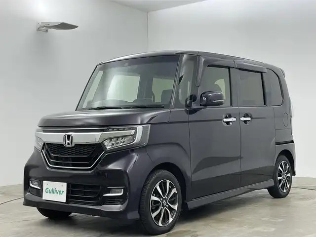ホンダ Ｎ ＢＯＸ カスタム G EX ホンダセンシング 岡山県 2017(平29)年 5.1万km プレミアムベルベットパープル・パール 純正メモリーナビ/【Bluetooth/フルセグTV/USB/iPod】/衝突軽減ブレーキシステム/アダプティブクルーズコントロール/バックカメラ/ビルトインＥＴＣ/オートハイビーム/ＬＥＤヘッドライト＆LEDフォグランプ/ドライブレコーダー（前）/電動スライドドア/プッシュスタート/踏み間違い防止/レーンアシスト/ISOFIX/後席サンシェイド/ステアリングスイッチ/チルトステアリング/シートリフター/ウインカーミラー/ドアバイザー/取扱説明書/新車保証書/スマートキー×２