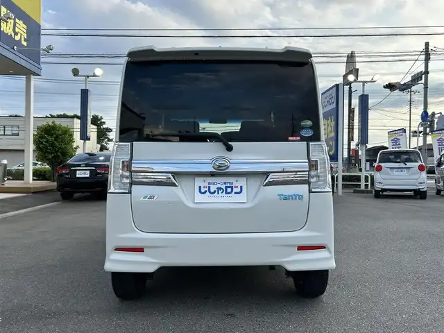 ダイハツ タント カスタム RS トップED SA 群馬県 2014(平26)年 9.1万km パールホワイトⅢ (株)IDOMが運営する【じしゃロン伊勢崎店】の自社ローン専用車両になりますこちらは現金またはオートローンご利用時の価格です。自社ローンご希望の方は別途その旨お申付け下さい/両側パワースライドドア/純正メモリナビ/（CD/DVD/フルセグTV/Bluetooth）/バックカメラ/衝突軽減ブレーキ/HIDオートライト/フォグランプ/スマートキー/プッシュスタート/電動格納ミラー/純正アルミホイール