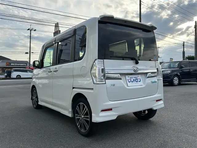 ダイハツ タント カスタム RS トップED SA 群馬県 2014(平26)年 9.1万km パールホワイトⅢ (株)IDOMが運営する【じしゃロン伊勢崎店】の自社ローン専用車両になりますこちらは現金またはオートローンご利用時の価格です。自社ローンご希望の方は別途その旨お申付け下さい/両側パワースライドドア/純正メモリナビ/（CD/DVD/フルセグTV/Bluetooth）/バックカメラ/衝突軽減ブレーキ/HIDオートライト/フォグランプ/スマートキー/プッシュスタート/電動格納ミラー/純正アルミホイール