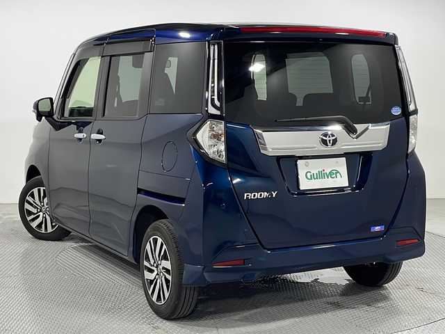 トヨタ ルーミー カスタムG 広島県 2021(令3)年 3.1万km レーザーブルークリスタルシャイン 禁煙/純正９インチディスプレイオーディオ/バックカメラ/両側パワースライドドア/レーダークルーズコントロール/衝突回避支援ブレーキ/車線逸脱警報機能/オートハイビーム/シートヒーター/ＬＥＤ/ＥＴＣ/純正１４インチアルミホイール/スマートキー/スペアキー