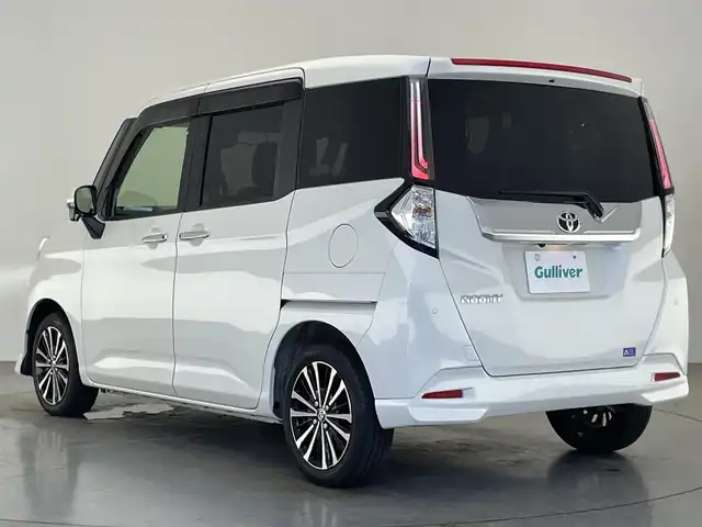 トヨタ ルーミー カスタムG－T 愛知県 2022(令4)年 1.7万km パールホワイトⅢ 純正９型ナビ　スマアシIII　禁煙車　フルセグTV DVD 全方位カメラ ターボ 追従クルコン 2.0ETC 前後ドラレコ 両側パワスラ LEDライト フォグランプ 逸脱警報 衝突軽減 アイドリングストップ　純正15インチアルミホイール コーナーセンサー カーテンエアバッグ