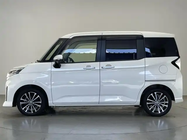 トヨタ ルーミー カスタムG－T 愛知県 2022(令4)年 1.7万km パールホワイトⅢ 純正９型ナビ　スマアシIII　禁煙車　フルセグTV DVD 全方位カメラ ターボ 追従クルコン 2.0ETC 前後ドラレコ 両側パワスラ LEDライト フォグランプ 逸脱警報 衝突軽減 アイドリングストップ　純正15インチアルミホイール コーナーセンサー カーテンエアバッグ