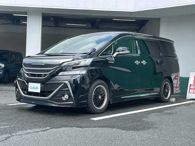 トヨタ ヴェルファイア Z Gエディション 京都府 2017(平29)年 5.7万km 黒 純正ナビ１０インチナビ　サンルーフ　純正フリップダウンモニター　ＪＢＬサウンド　バックカメラ　パワーシート　シートヒーター　両側パワースライドドア　パワーバックドア　モデリスタエアロ　禁煙車
