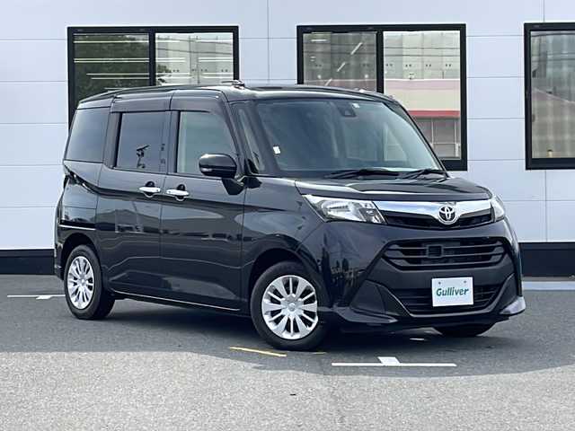 トヨタ タンク G－T 山口県 2018(平30)年 3.3万km ブラックマイカメタリック 純正ナビ　【NSZT-W66T】/・Bluetooth接続/・フルセグテレビ/・DVD再生機能有/ETC/スマートアシスト/・衝突警報機能/・衝突回避支援ブレーキ機能/・誤発進抑制制御機能/・後方誤発進抑制制御機能/・車線逸脱警報機能/・先行車発進お知らせ機能/レーダークルーズコントロール/シートヒーター/純正フロアマット/両側パワースライドドア/スマートキー/プッシュスタート/社外マフラー　【柿本改】/ドアバイザー/ウィンカーミラー/保証書