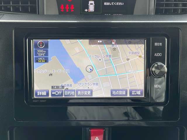 トヨタ タンク G－T 山口県 2018(平30)年 3.3万km ブラックマイカメタリック 純正ナビ　【NSZT-W66T】/・Bluetooth接続/・フルセグテレビ/・DVD再生機能有/ETC/スマートアシスト/・衝突警報機能/・衝突回避支援ブレーキ機能/・誤発進抑制制御機能/・後方誤発進抑制制御機能/・車線逸脱警報機能/・先行車発進お知らせ機能/レーダークルーズコントロール/シートヒーター/純正フロアマット/両側パワースライドドア/スマートキー/プッシュスタート/社外マフラー　【柿本改】/ドアバイザー/ウィンカーミラー/保証書