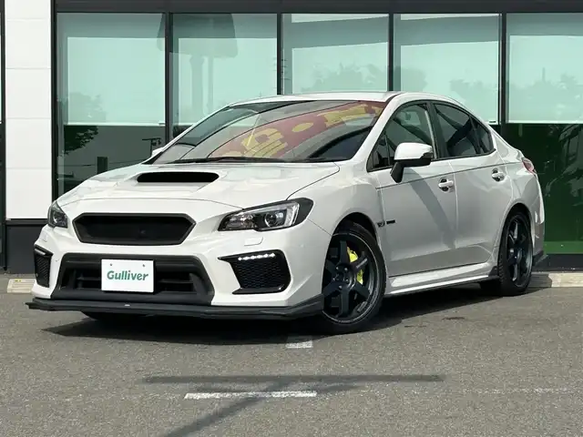 スバル ＷＲＸ ＳＴＩ STI タイプS 和歌山県 2018(平30)年 4.6万km クリスタルホワイトP 社外7インチナビ（AVIC-RL720）/バックカメラ/フルセグTV/BT/横滑り防止/オートライト/RAYS19インチアルミ/HKS車高調/柿本改2本出しマフラー/brenbo製キャリパー/純正ビルシュタイン足回り積み込み/STIエアロパーチ/ドラレコ/ETC/シートヒーター/ハーフレザーシート/6速MT/フルオートパワーウィンドウ