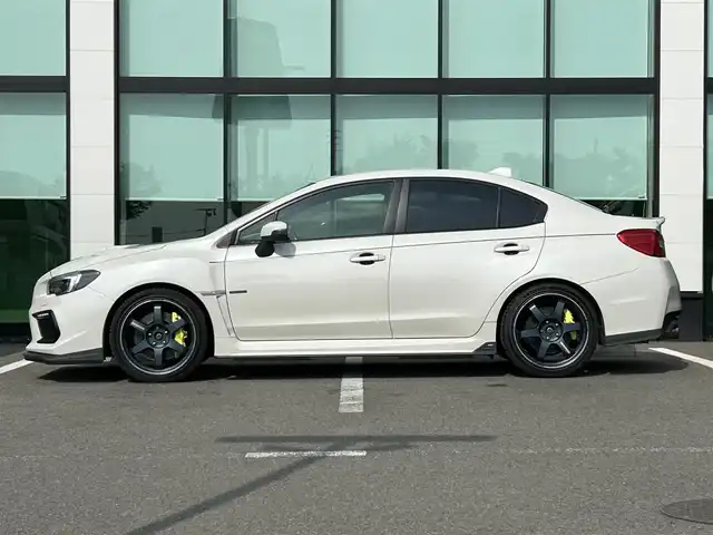 スバル ＷＲＸ ＳＴＩ STI タイプS 和歌山県 2018(平30)年 4.6万km クリスタルホワイトP 社外7インチナビ（AVIC-RL720）/バックカメラ/フルセグTV/BT/横滑り防止/オートライト/RAYS19インチアルミ/HKS車高調/柿本改2本出しマフラー/brenbo製キャリパー/純正ビルシュタイン足回り積み込み/STIエアロパーチ/ドラレコ/ETC/シートヒーター/ハーフレザーシート/6速MT/フルオートパワーウィンドウ