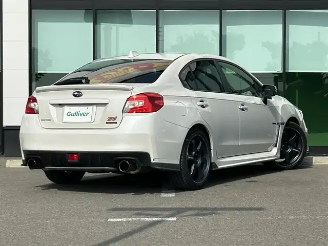 スバル ＷＲＸ ＳＴＩ STI タイプS 和歌山県 2018(平30)年 4.6万km クリスタルホワイトP 社外7インチナビ（AVIC-RL720）/バックカメラ/フルセグTV/BT/横滑り防止/オートライト/RAYS19インチアルミ/HKS車高調/柿本改2本出しマフラー/brenbo製キャリパー/純正ビルシュタイン足回り積み込み/STIエアロパーチ/ドラレコ/ETC/シートヒーター/ハーフレザーシート/6速MT/フルオートパワーウィンドウ