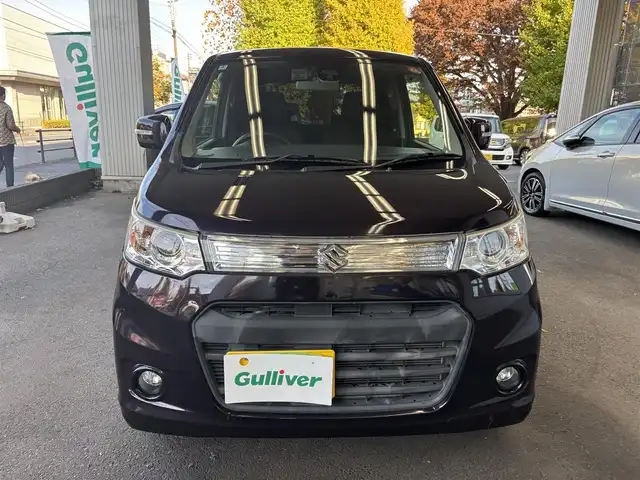 スズキ ワゴンＲ スティングレー T 神奈川県 2014(平26)年 4.2万km ミステリアスバイオレットパール CD.DVD/ドラレコ /ETC