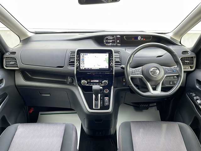 日産 セレナ ハイウェイスター G プロパイロットED 山形県 2016(平28)年 8万km インペリアルアンバーP 純正9インチナビ(TV/BD/BT/USB/MSV/SD)/フルセグ/プロパイロット/エマージェンシーブレーキ/電動パーキングブレーキ/オートホールド/両側パワースライド/純正フリップダウン/バックカメラ/アイドリングストップ/ETC/ドライブレコーダー(前後)/革巻きステアリング/ウィンカーミラー/後席サンシェード/フォグランプ