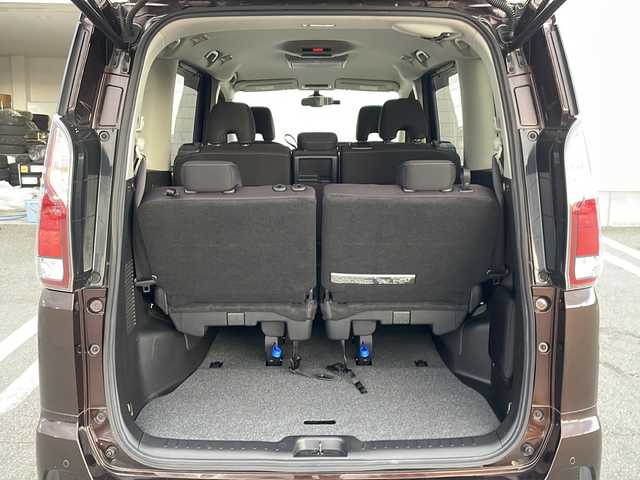 日産 セレナ ハイウェイスター G プロパイロットED 山形県 2016(平28)年 8万km インペリアルアンバーP 純正9インチナビ(TV/BD/BT/USB/MSV/SD)/フルセグ/プロパイロット/エマージェンシーブレーキ/電動パーキングブレーキ/オートホールド/両側パワースライド/純正フリップダウン/バックカメラ/アイドリングストップ/ETC/ドライブレコーダー(前後)/革巻きステアリング/ウィンカーミラー/後席サンシェード/フォグランプ