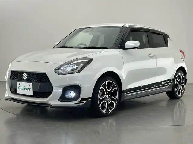 スズキ スイフト スポーツ セーフティPKG 愛知県 2018(平30)年 9.1万km ピュアホワイトP 純正ナビ　シートヒーター　禁煙　ＭＴ車　フルセグＴＶ　Ｂｌｕｅｔｏｏｔｈ　デュアルセンサーブレーキ　衝突軽減　追従クルコン　車線逸脱　ＥＴＣ　ナビ連動ドラレコ　ＬＥＤオートライト　純正フロアマット