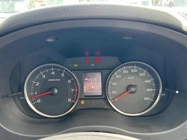 スバル インプレッサ スポーツ 1．6i－L 静岡県 2012(平24)年 7.2万km ダークグレーメタリック エンジンスタートボタン/パワーステアリング/パワーウィンドウ/アイドリングストップ/スマートキー/オートエアコン/Bluetooth/純正ETC/TV（フルセグ）/SDナビ/純正フロアマット/布シート/ルーフレール/アルミホイール（レオニス）/ABS/横滑り防止装置/カーテンエアバック/ヒルスタートアシストシステム