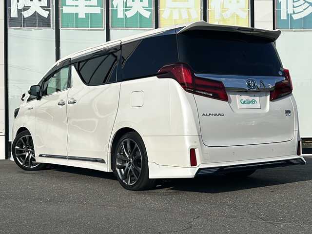 トヨタ アルファードハイブリット SR Cパッケージ 山形県 2019(令1)年 3万km ホワイトパールクリスタルシャイン サンルーフ/純正１０型ナビ/フリップダウンモニター/ＴＲＤエアロ/デジタルインナーミラー/ＢＳＭ/衝突軽減/置くだけ充電/ＥＴＣ/１００Ｖ電源/ドライブレコーダー/追従クルーズコントロール/両側電動ドア/バックカメラ