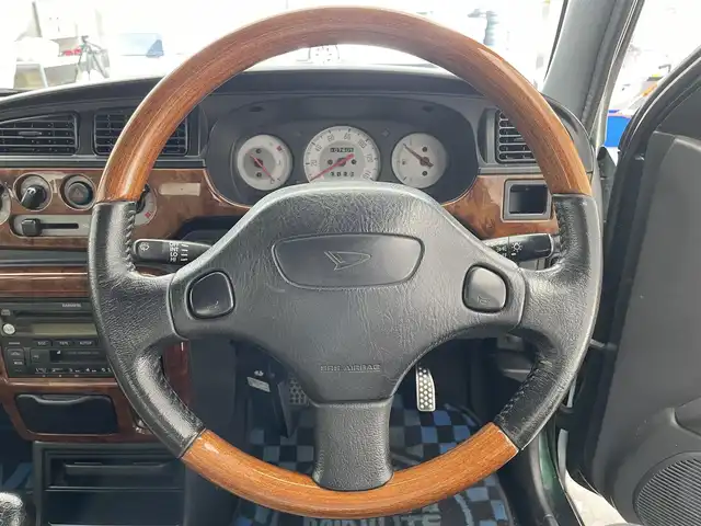 ダイハツ ミラ ジーノ 滋賀県 2002(平14)年 10.8万km ブリティッシュグリーンマイカ 禁煙車/純正オーディオ/（CD/カセットテープ/AM/FM）/前後ドライブレコーダー/ETC/社外フロアマット/社外アルミホイール/純正ドアバイザー/ウッドコンビステアリング/フォグランプ/スペアキー